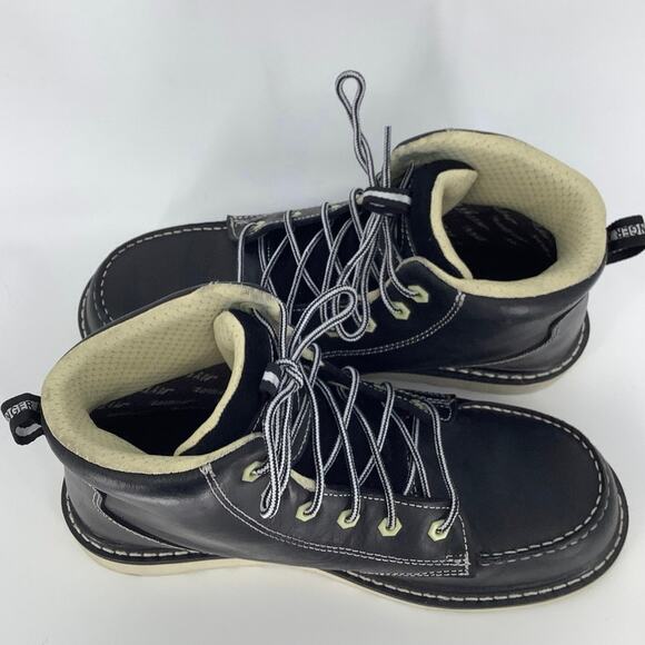 Avenger Size 11M Black Mid 6" Wedge Work Boots CT Lace-Up Waterproof P2-5 - Picture 5 of 13